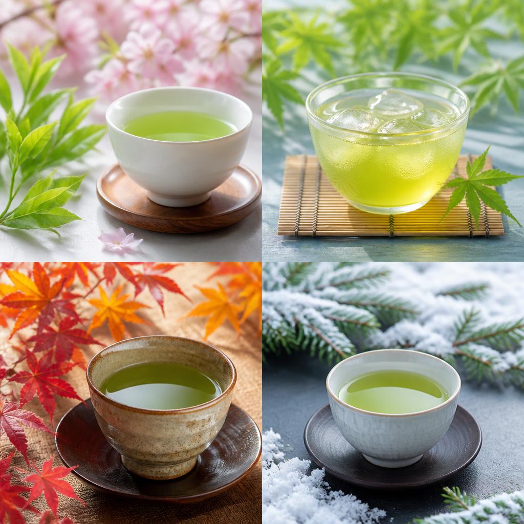 季節限定のお茶を楽しむ